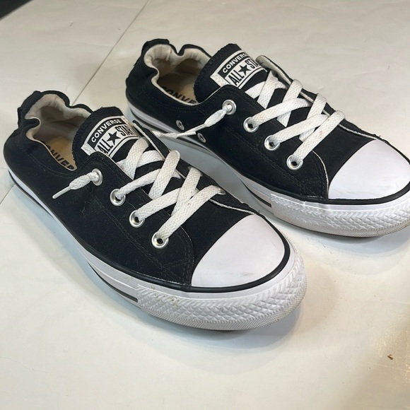Converse Women’s Chuck Taylor All Star Shoreline Sneakers Size 10. Black Slip On - Picture 2 of 10